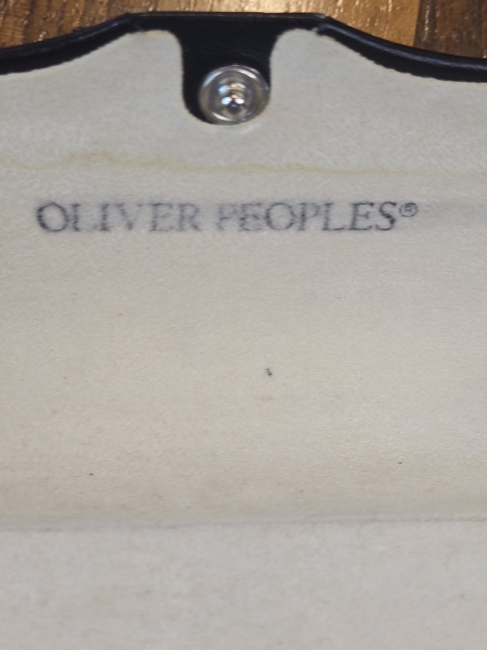 ​Authentic Oliver Peoples Black Hardshell Glasses Case - Made in Italy